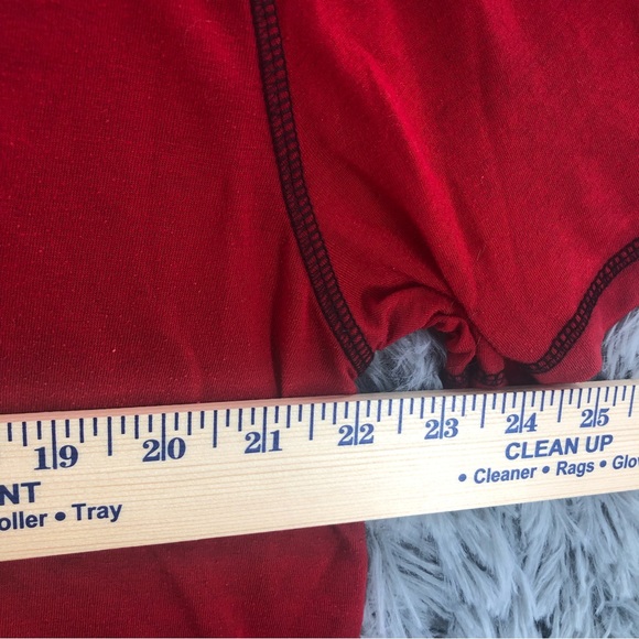 BKE Buckle Black Polo Shirt X Large Red Burnout Polo Red Shirt - Picture 4 of 8